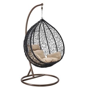 Inexpensive Indoor/Outside Acrylic Fashionable Hanging Swing Chair – Bamboo Patio Rattan Wicker Egg Type Clear Chair